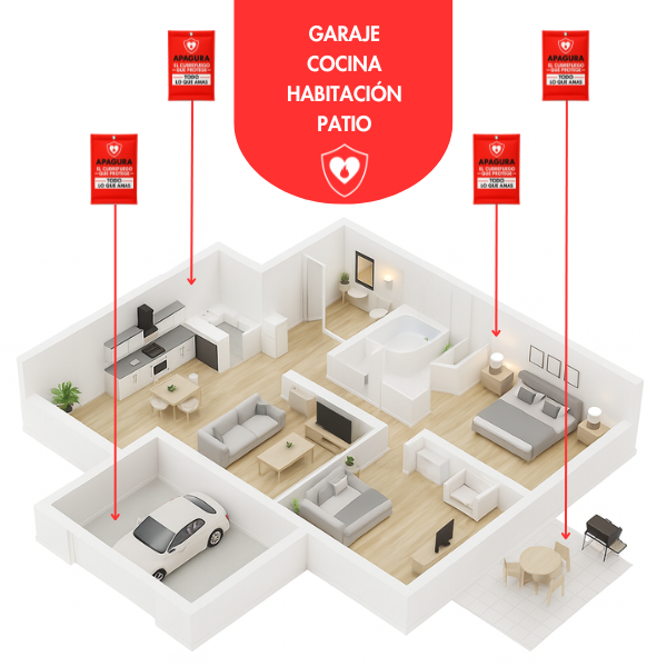 Apaga el peligro y salva el amor